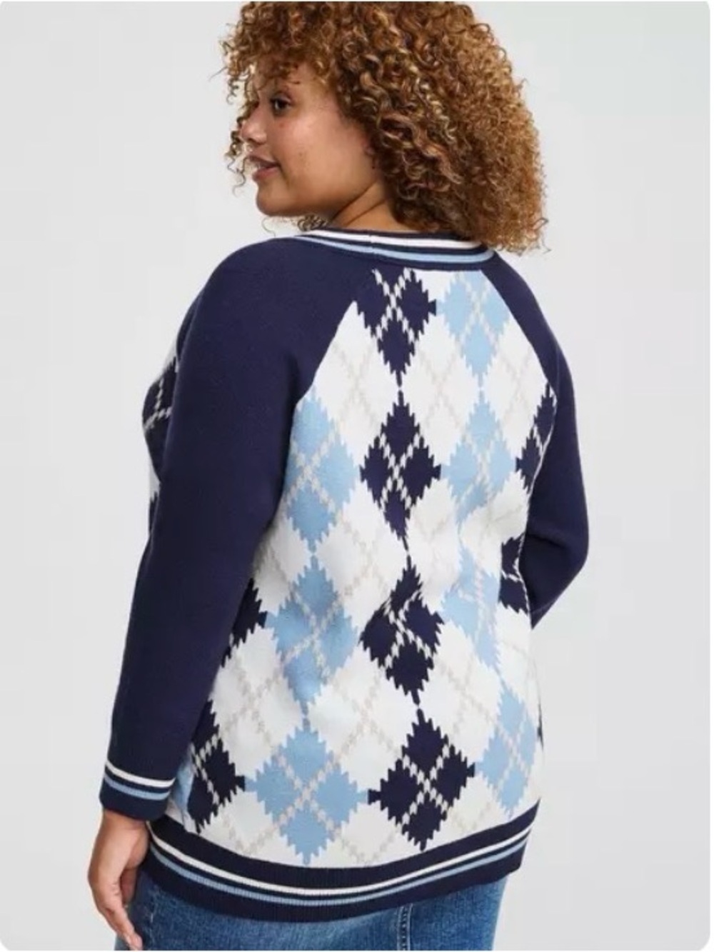 NWT Torrid Everyday Soft Ribbed V-Neck Raglan Sweater - Picture 3 of 5